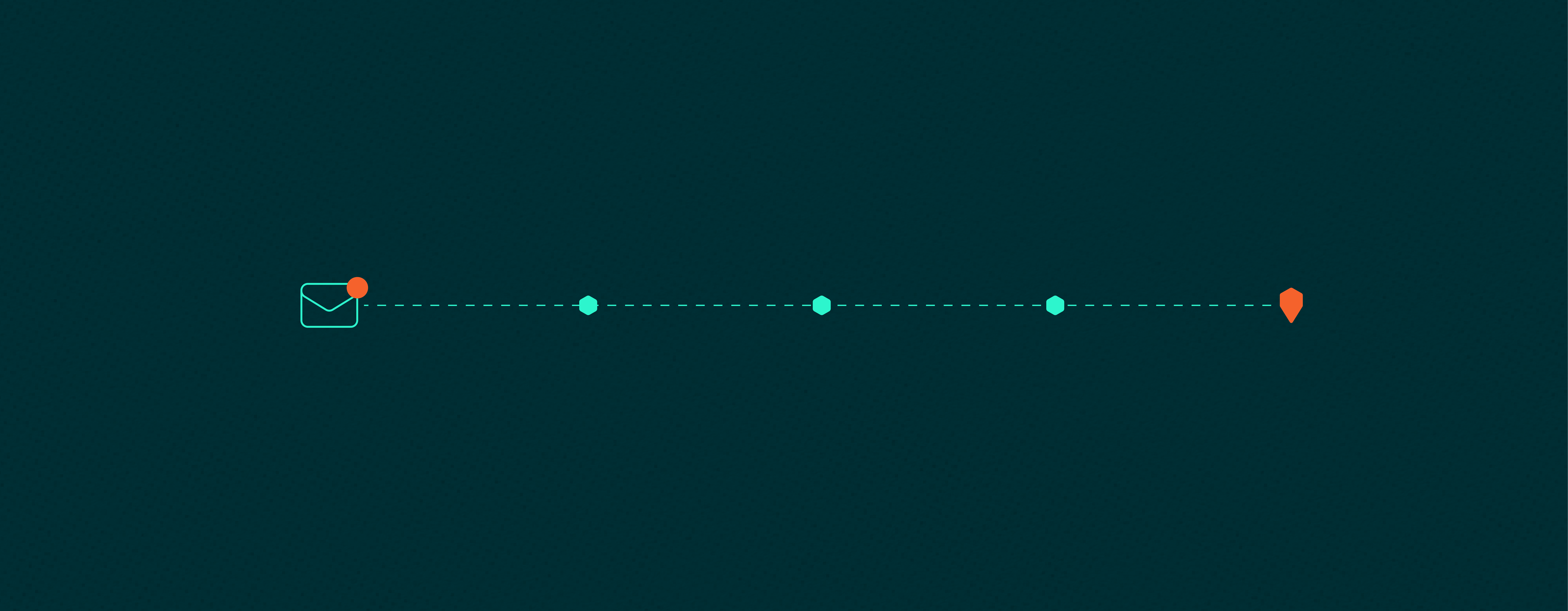 Email journey with multiple touchpoints leading to a conversion.